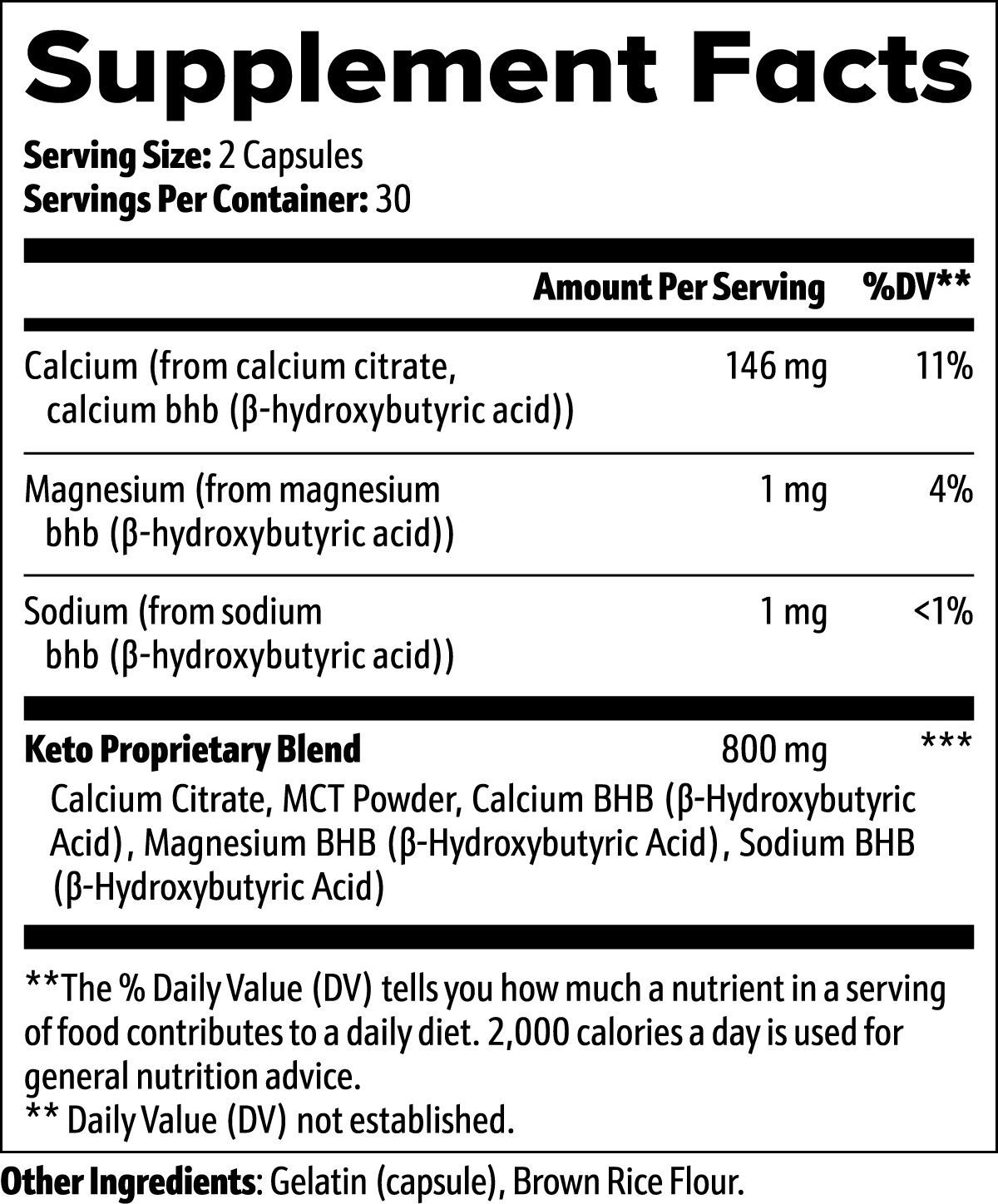 BiōBodyLabs BHB Élite Ketosis Capsules