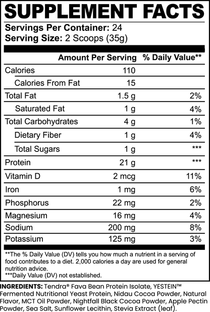 BiōBodyLabs Activated Plant Protein (Cacao Bean)