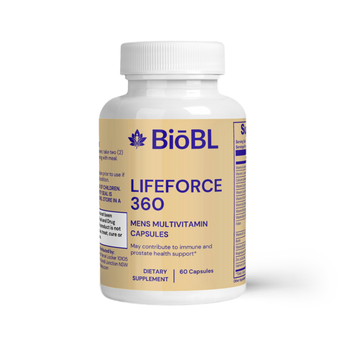 BiōBodyLabs Lifeforce 360 Mens Multivitamin