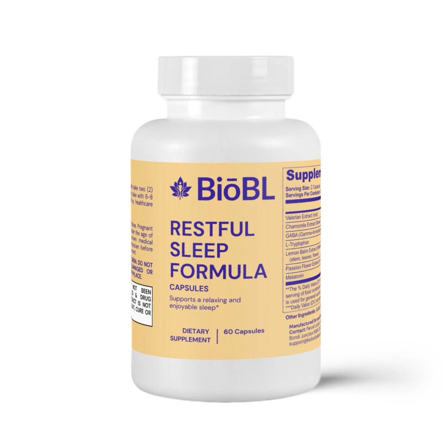 BiōBodyLabs Restful Sleep Formula