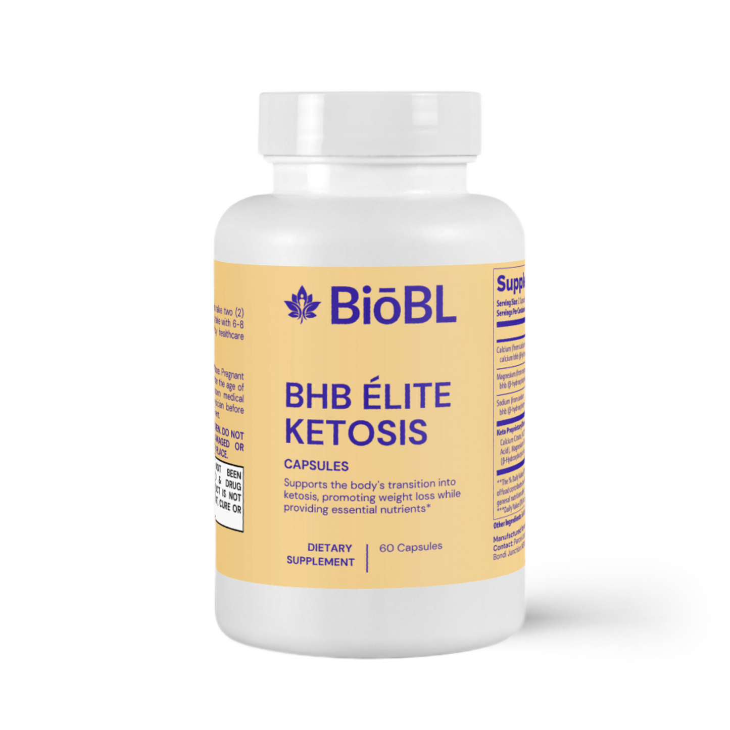 BiōBodyLabs BHB Élite Ketosis Capsules