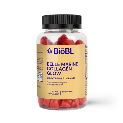 BiōBodyLabs Belle Marine Collagén Glow gummy bears à l'orange  (Adult)