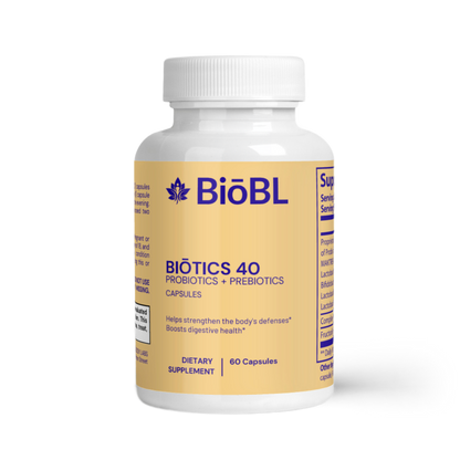 BiōBodyLabs Biōtics 40 with Prebiotics + Probiotics